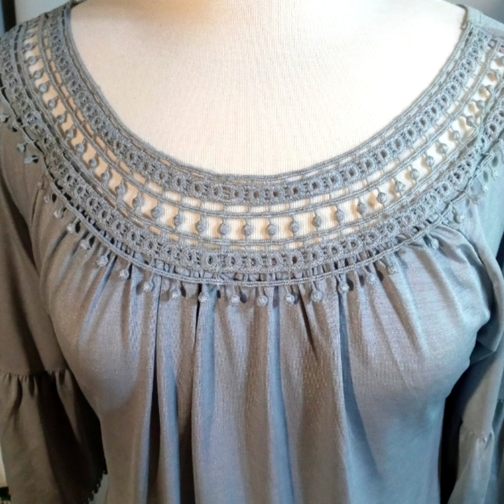 Ruffled Tunic Top - Picture 2 of 4